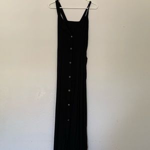 Black maxi dress